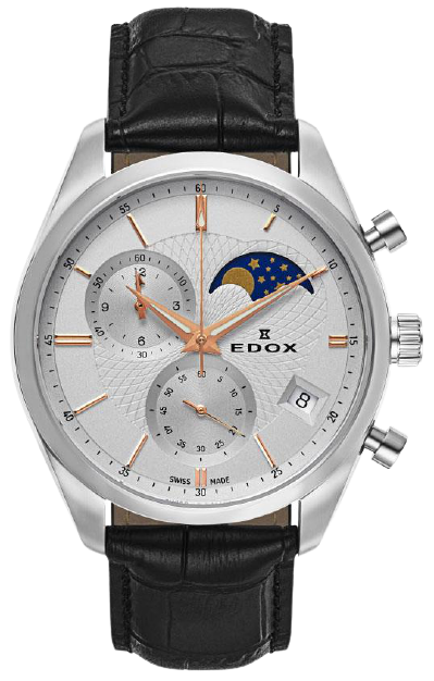 Edox Les Bemonts Chronograph Moon Phase 01655 3 AIR