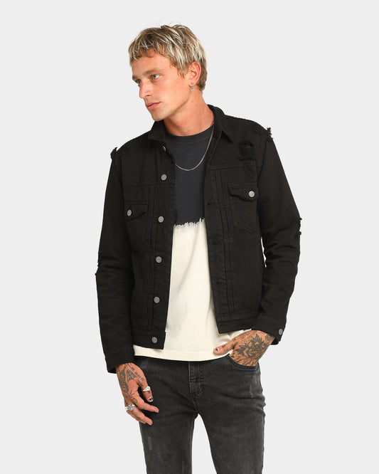 Dead Studios Relic Denim Jacket Washed Black