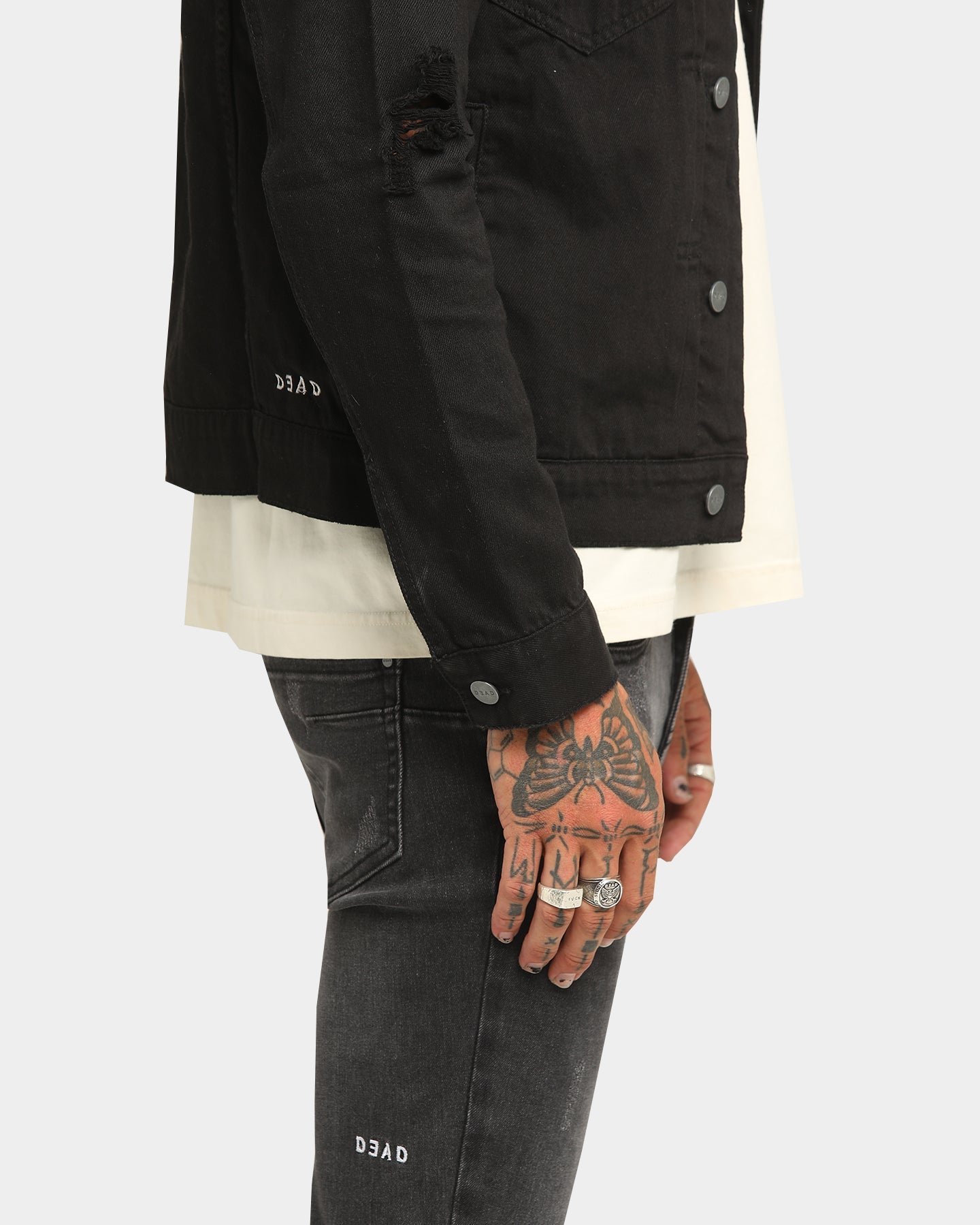 Dead Studios Relic Denim Jacket Washed Black