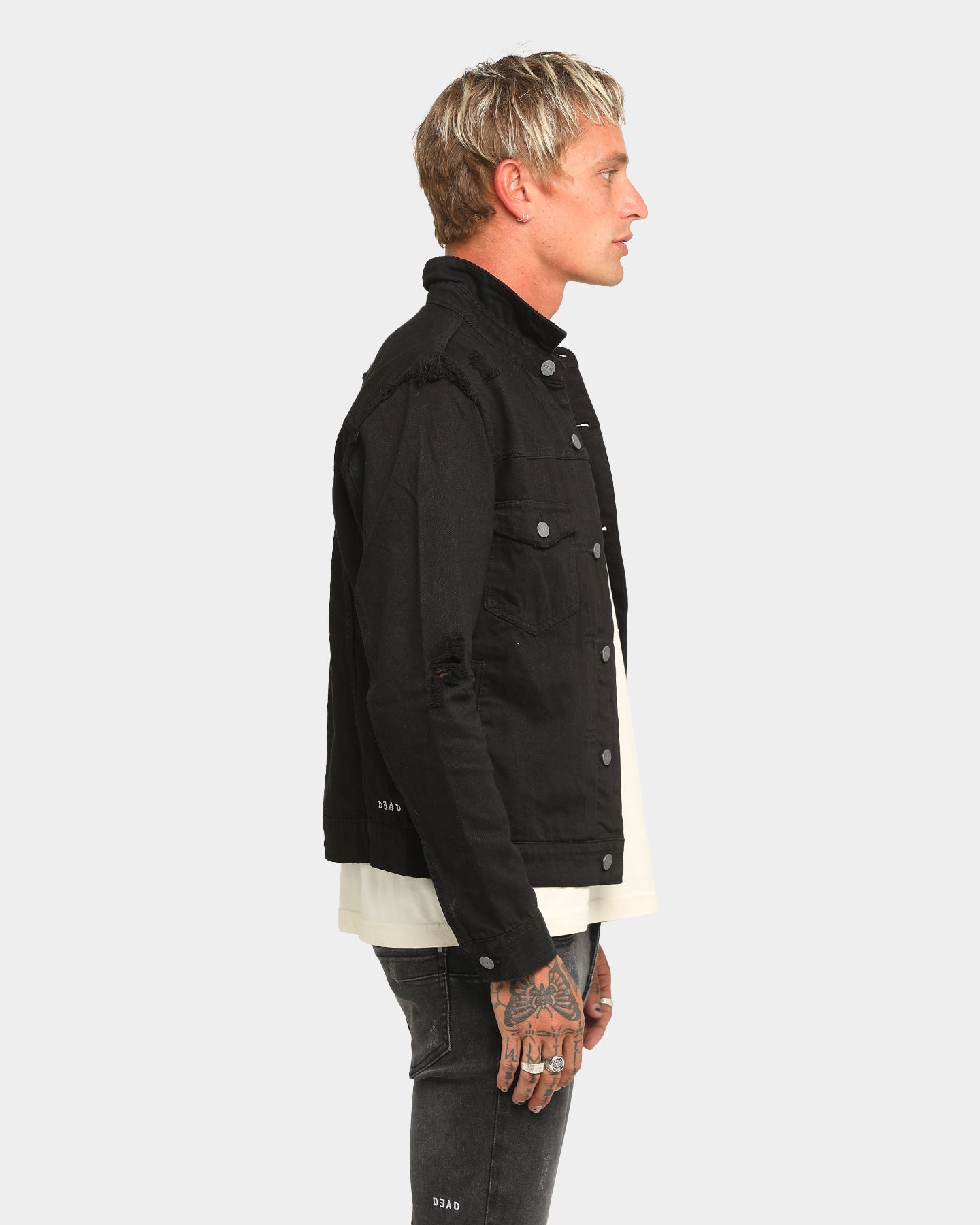 Dead Studios Relic Denim Jacket Washed Black