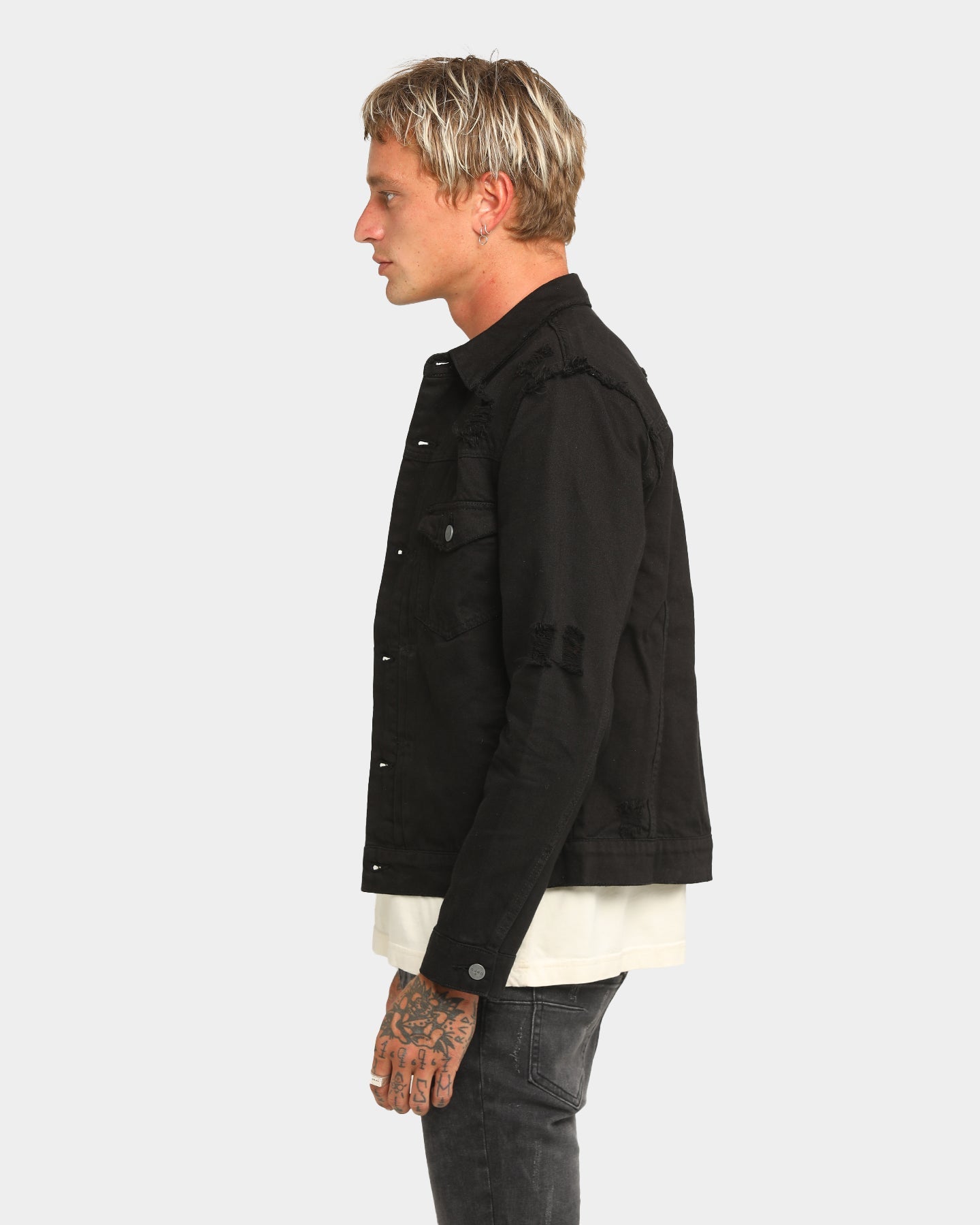 Dead Studios Relic Denim Jacket Washed Black