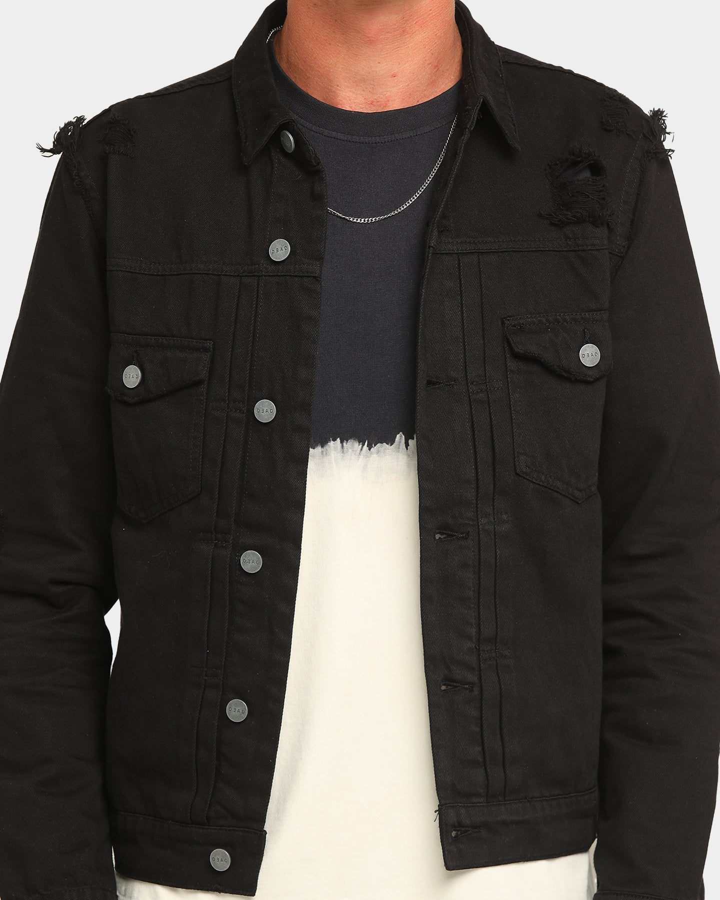 Dead Studios Relic Denim Jacket Washed Black