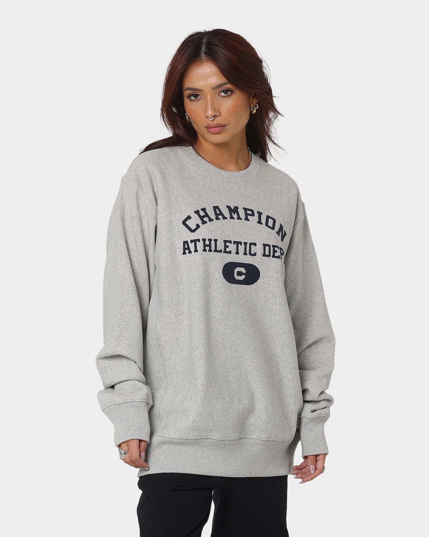 Champion Rebound Archive Crew Oxford Heather