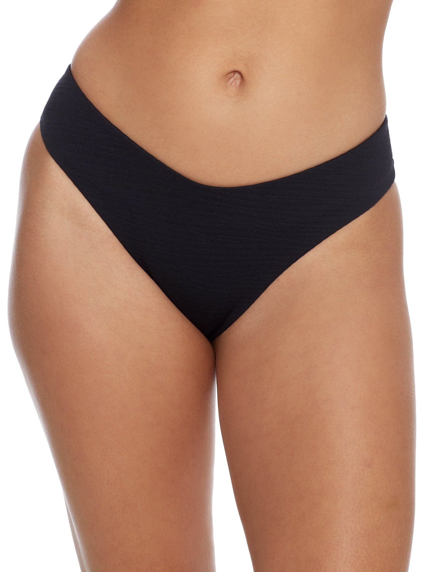 Bare Women's Hi-Cut Scoop Bikini Bottom