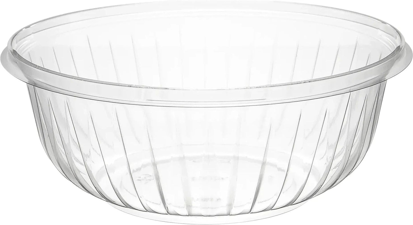 Dart Container - Clear 32 oz-64 Round Salad Bowl Plastic Containers , 600/cs - LCR64D