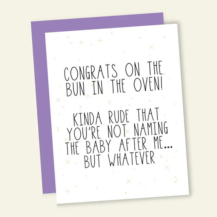 Congrat's on The Baby! Name it After Me Card