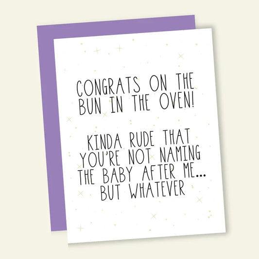 Congrat's on The Baby! Name it After Me Card