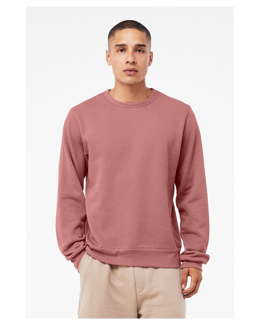 Bella+Canvas Unisex Classic Crewneck Sweatshirt | Mauve