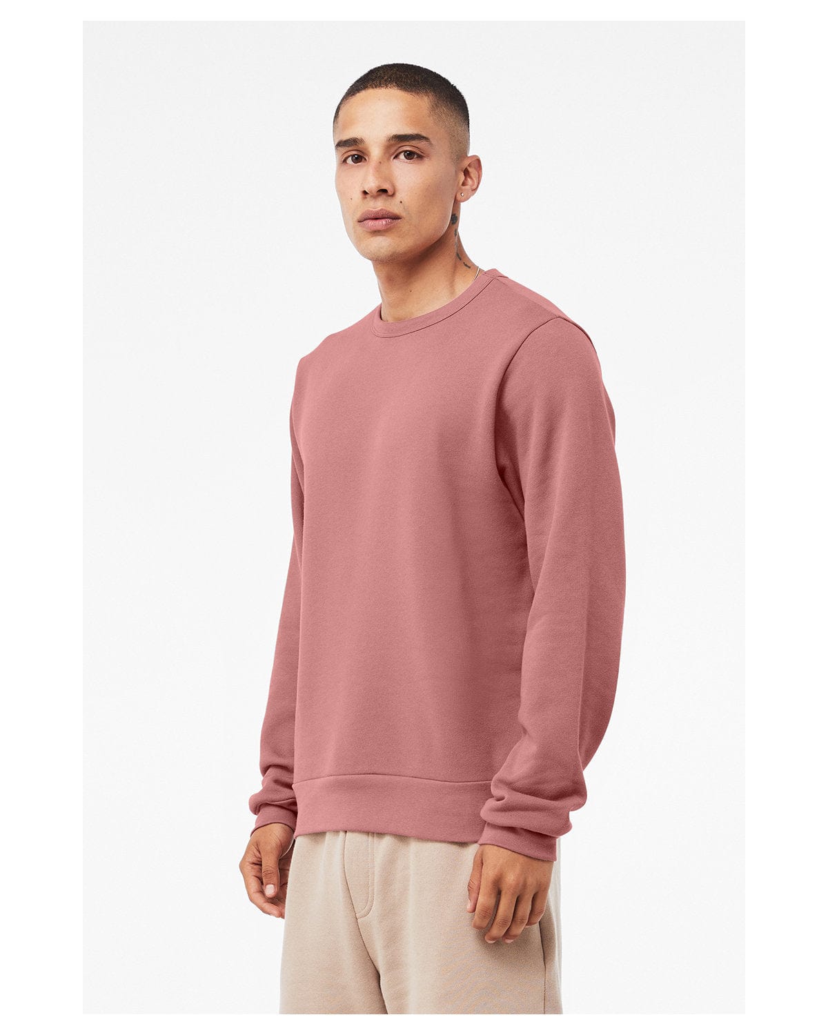 Bella+Canvas Unisex Classic Crewneck Sweatshirt | Mauve