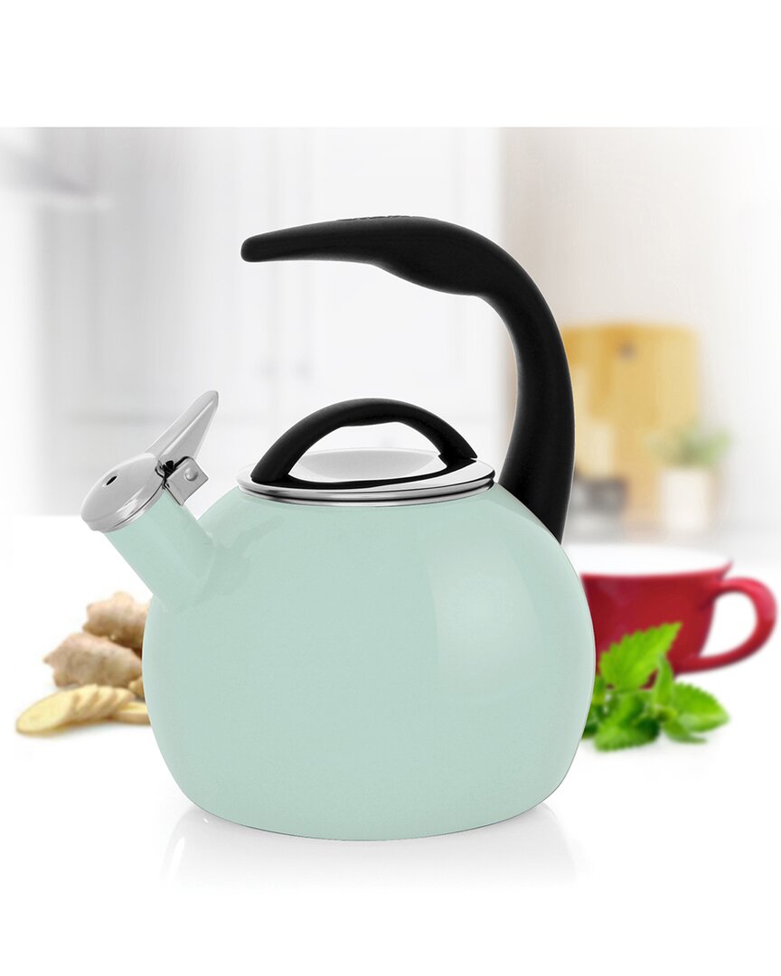 Chantal 2 Qt. Enamel-On-Steel Anniversary Tea Kettle