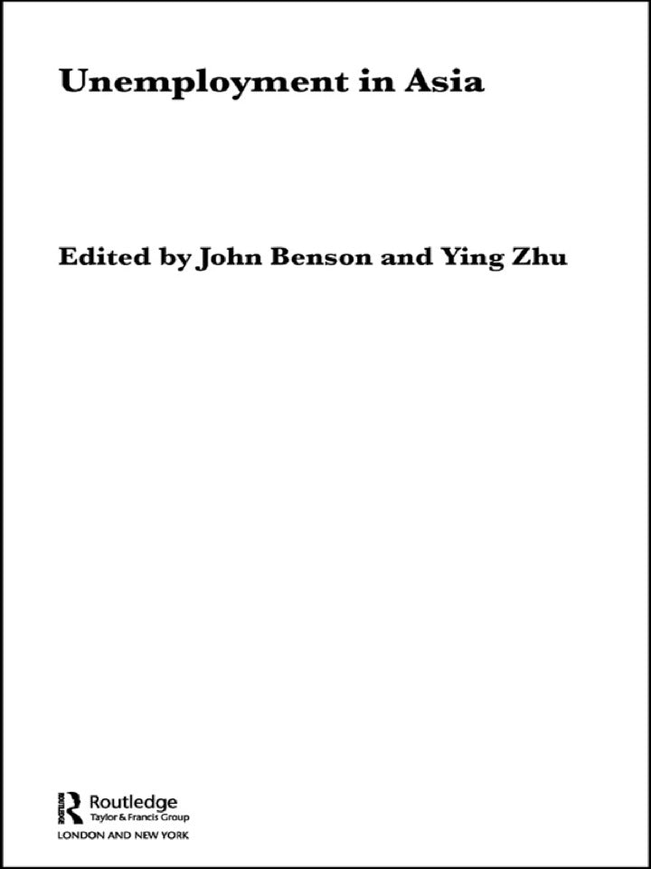 Electronic book PDF   Unemployment in Asia 1st Edition Organizational and Institutional Relationships