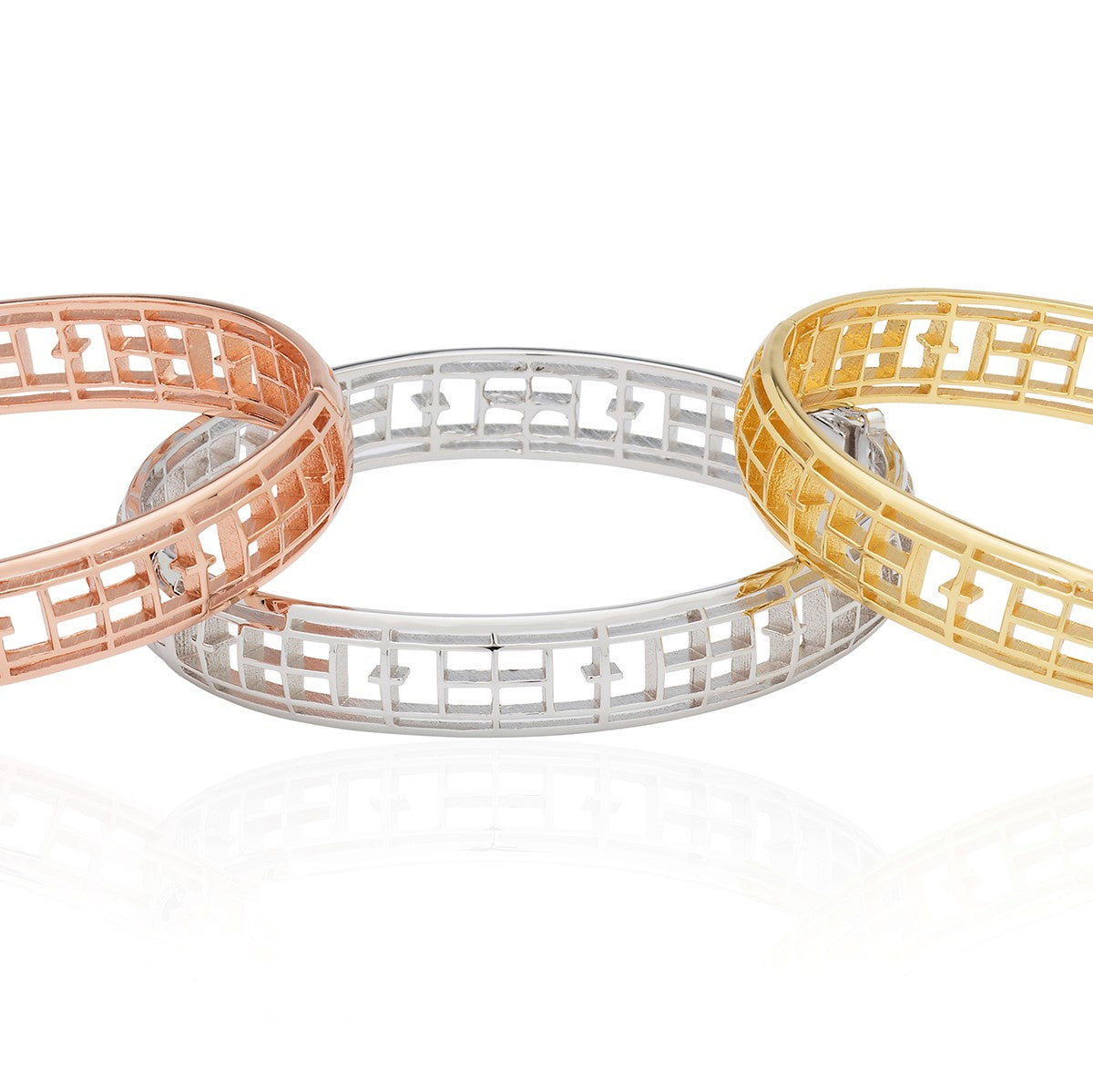 Calling the Lines Oval Bangle