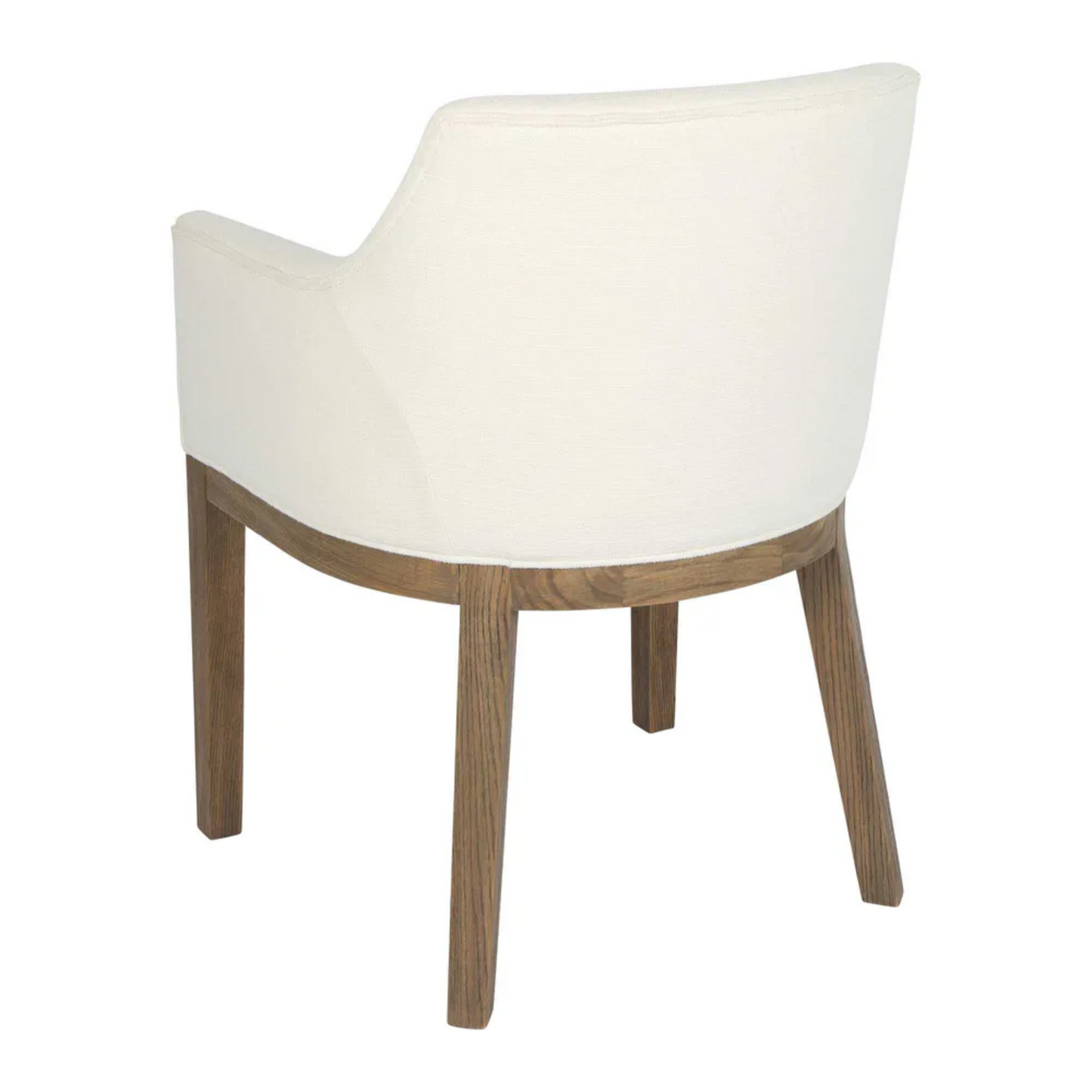 Denver Oak Upholstered Dining Armchair Natural