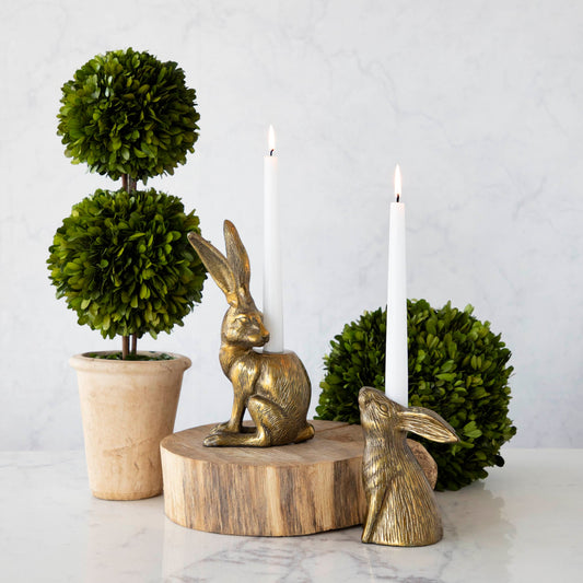 Halcyon Hare Taper Candleholder