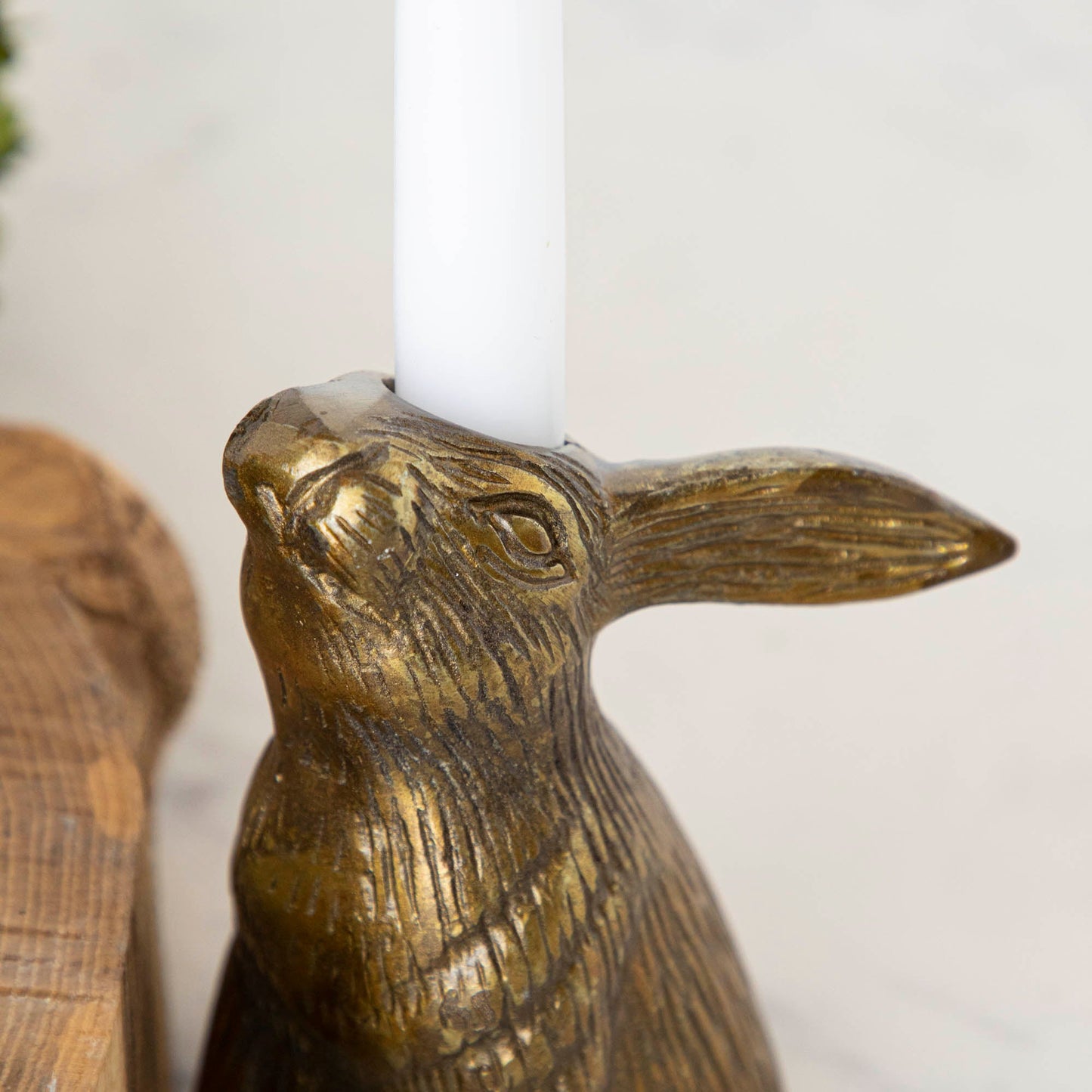 Halcyon Hare Taper Candleholder