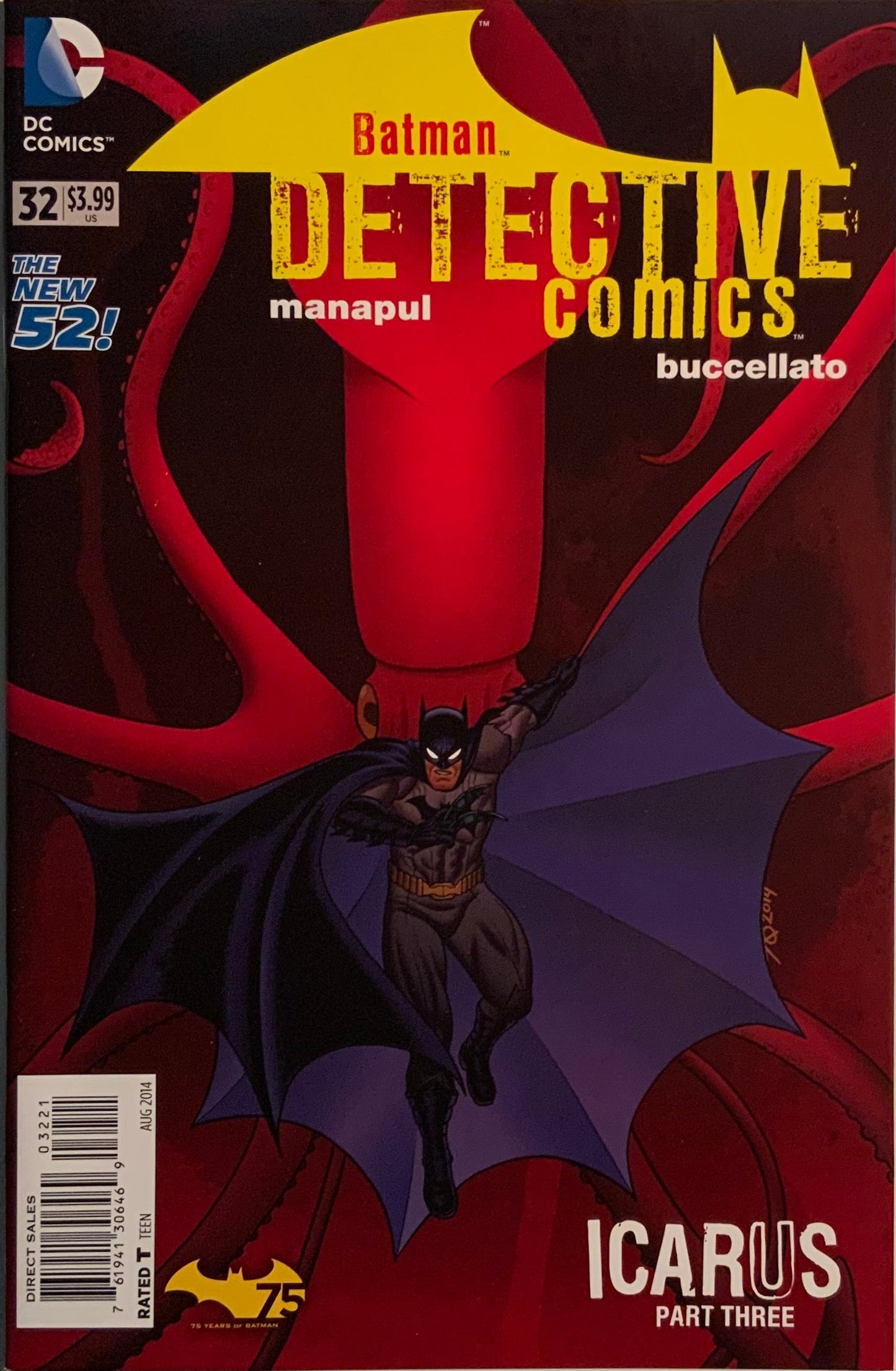 DETECTIVE COMICS (THE NEW 52) #32 QUINONES 1:25 VARIANT COVER