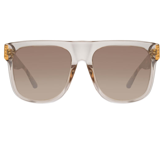 Carolina Flat Top Sunglasses in Ash