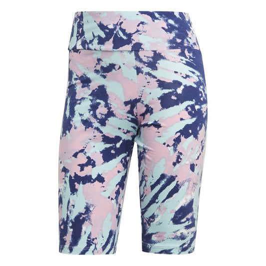 Adidas Originals Short Tight Tie Dye Vapour Blue Pink Women GL6350