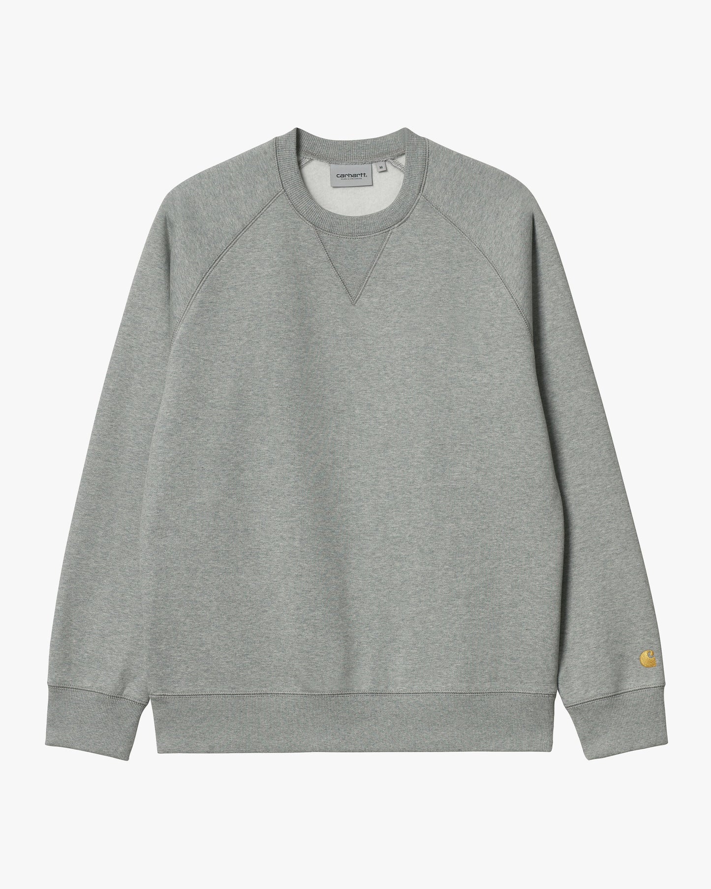 Carhartt WIP Chase Sweat - Grey Heather / Gold