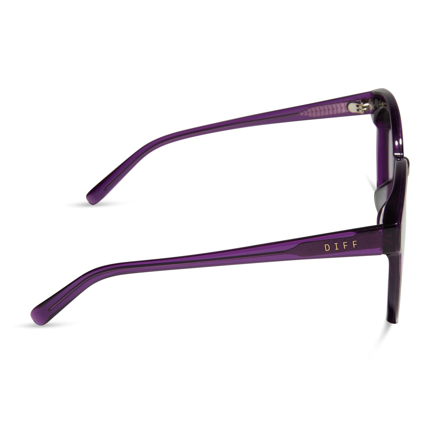 GEMMA - POSH PURPLE CRYSTAL + PURPLE MIRROR SUNGLASSES