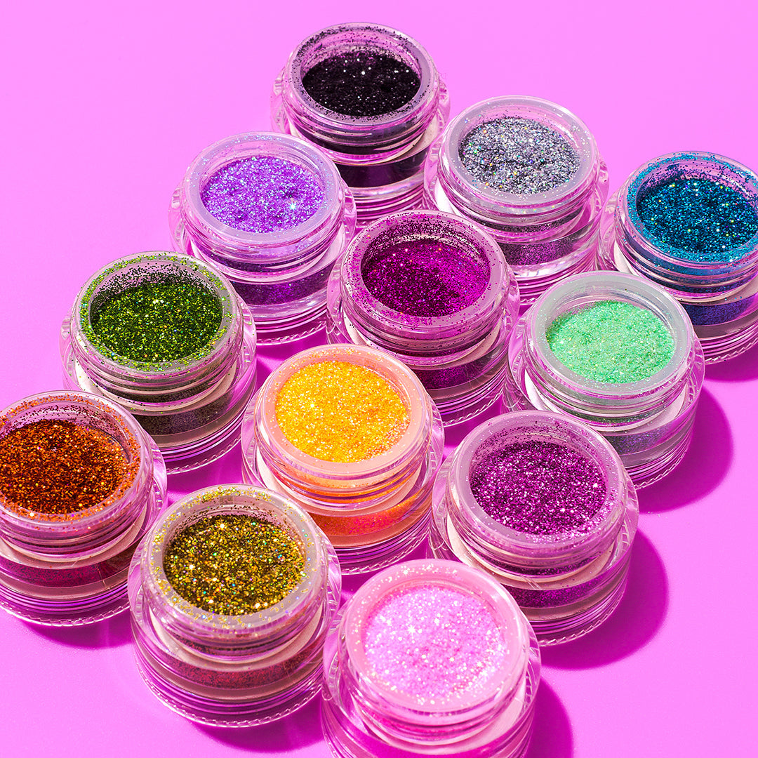 Glitter Eyeshadow Collection - 48 Piece Bundle