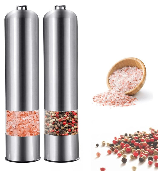 2 Piece Stainless steel Electric Spice Grinder