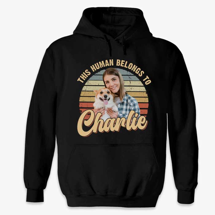 Custom Photo I Belong To This Furry Friend - Dog Personalized Custom Unisex T-shirt, Hoodie, Sweatshirt - Gift For Pet Owners, Pet Lovers